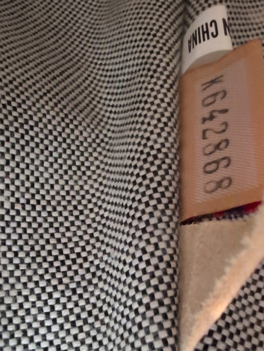 Dooney & Bourke Boston Leather Monogram Satchel with Tan Trim - Picture 3 of 4